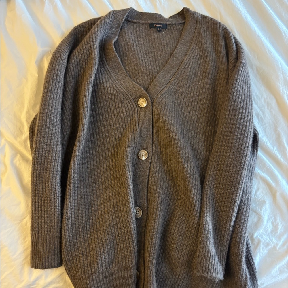 Brand New Quince Mongolian Cashmere Cardigan sweater